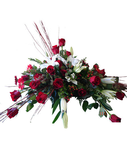 EF121 - Remembrance Casket Spray - Euro Flowers Mississauga ON