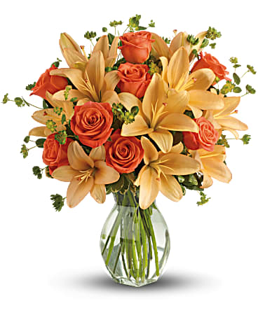 EF822 Fiery Lily and Rose