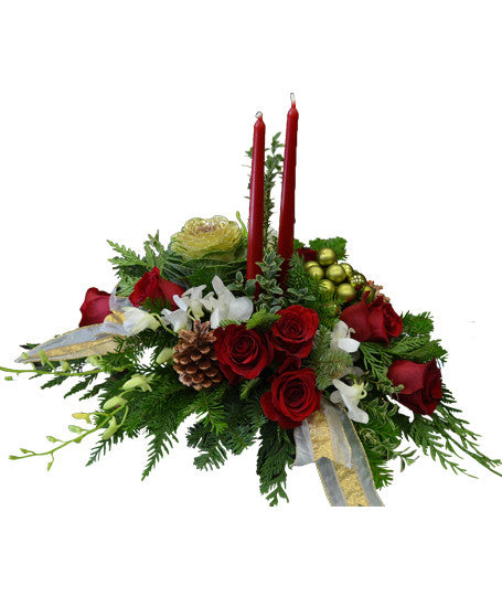 EFX109 Holiday Centerpiece - Euro Flowers Mississauga ON