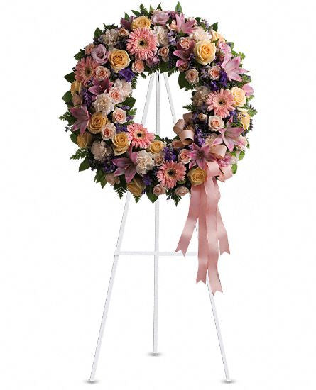 EF137 - Graceful Wreath - Euro Flowers Mississauga ON