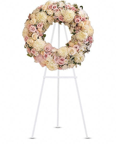 EF138 - Peace Eternal Wreath - Euro Flowers Mississauga ON