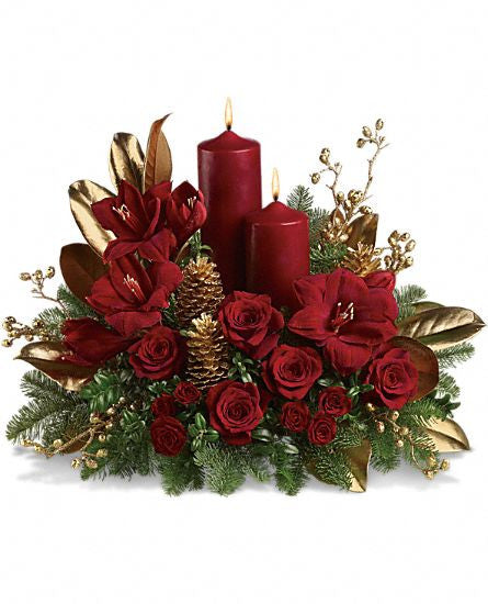 EFX114 Candlelit Christmas - Euro Flowers Mississauga ON