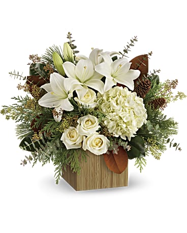 EFX144 - Snowy Woods Bouquet - Euro Flowers Mississauga ON