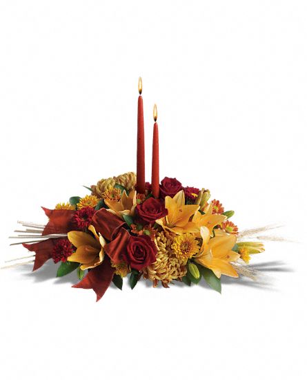 EF816 Graceful Glow Centerpiece - Euro Flowers Mississauga ON