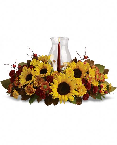 EF817 Sunflower Centerpiece - Euro Flowers Mississauga ON